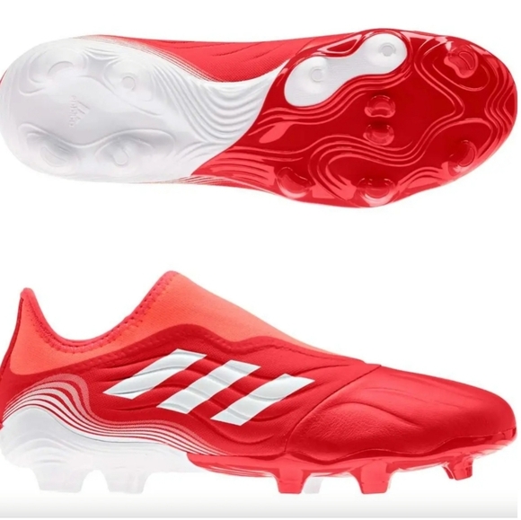 Adidas Copa Sense.3 LL FG Red/White Soccer Cleats Size 5.5 main image 5
